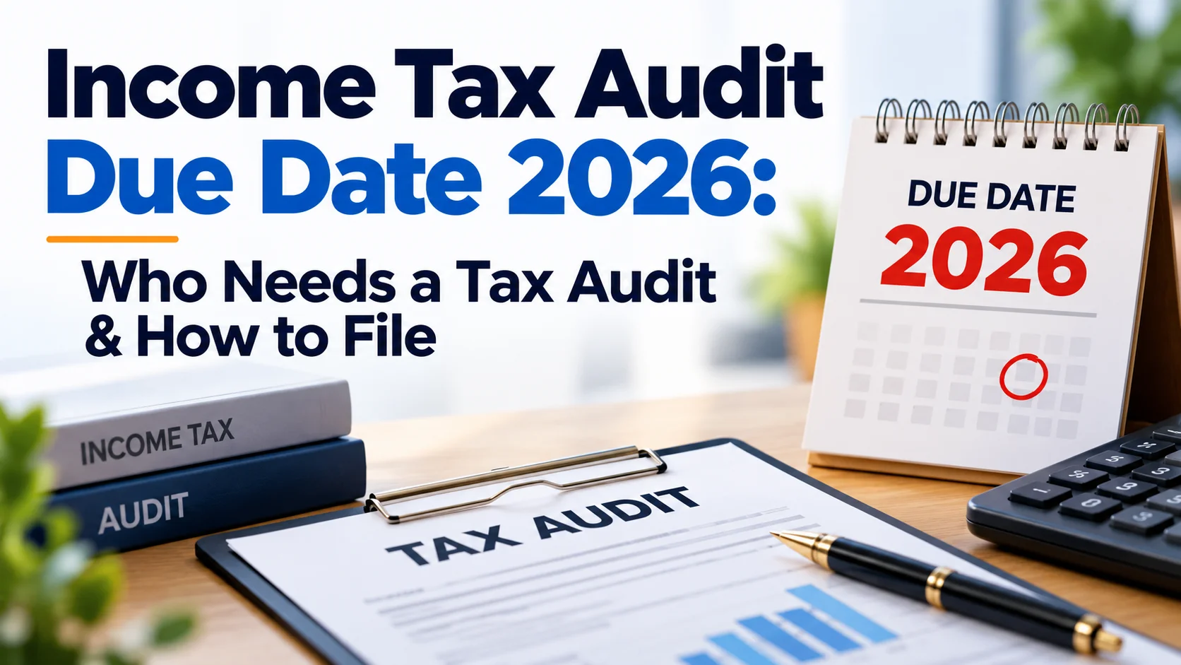 Income Tax Audit Due Date 2026: Who Needs a Tax Audit & How to File